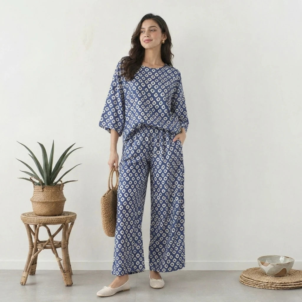 Shyam Enterprises' Palazzo Co-Ord Set